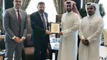 Ambassador of Switzerland visits Qatari Diar Headquarters