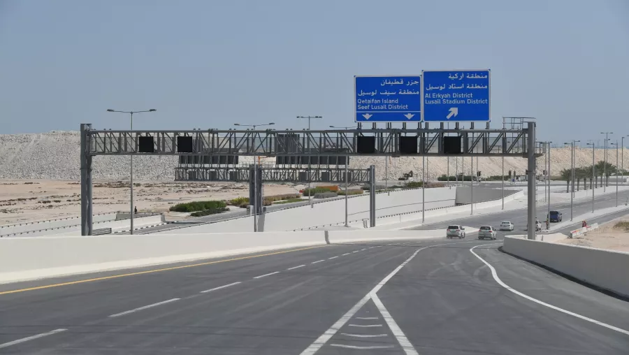 The inauguration of the new interchange connecting Al Khor Road and Al Ramth Road