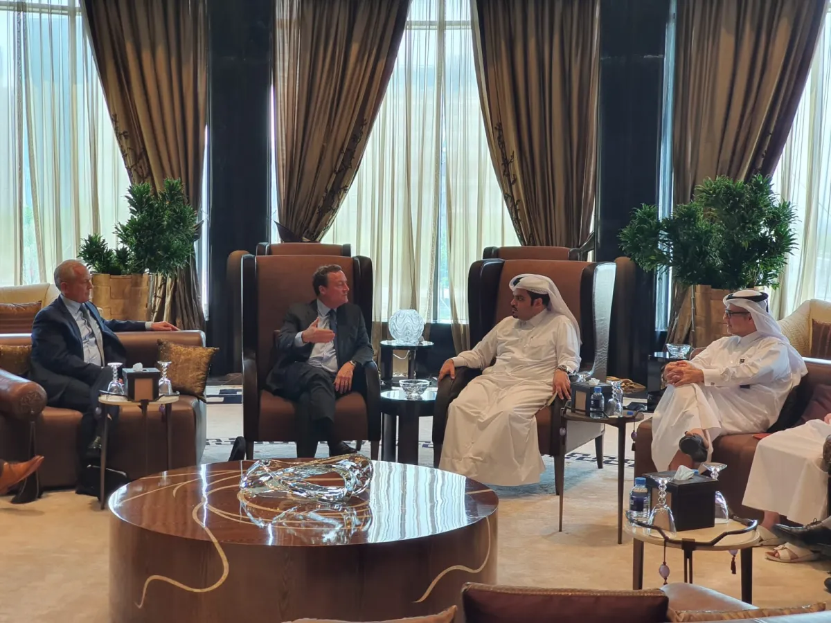 Delegates from Hines Senior management visits Qatari Diar Headquarters