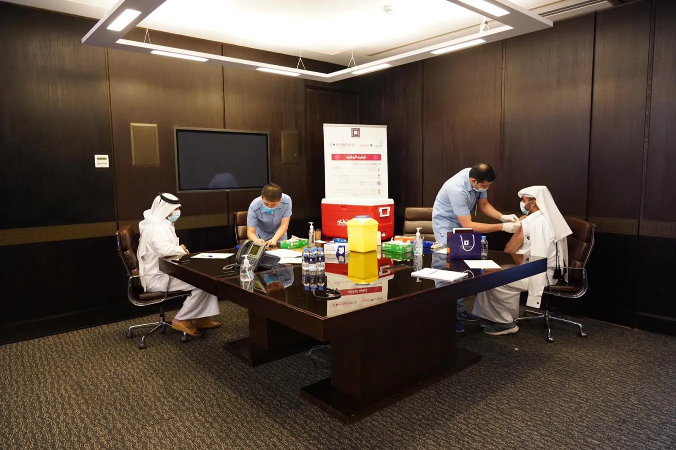 Qatari Diar participates in seasonal influenza vaccination campaign