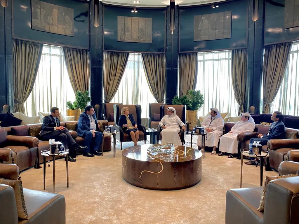 The Minister of Economy and Sustainable Development of Georgia visits Qatari Diar Headqurters